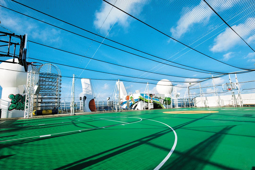 Sports area. Norwegian Escape Sport Complex.